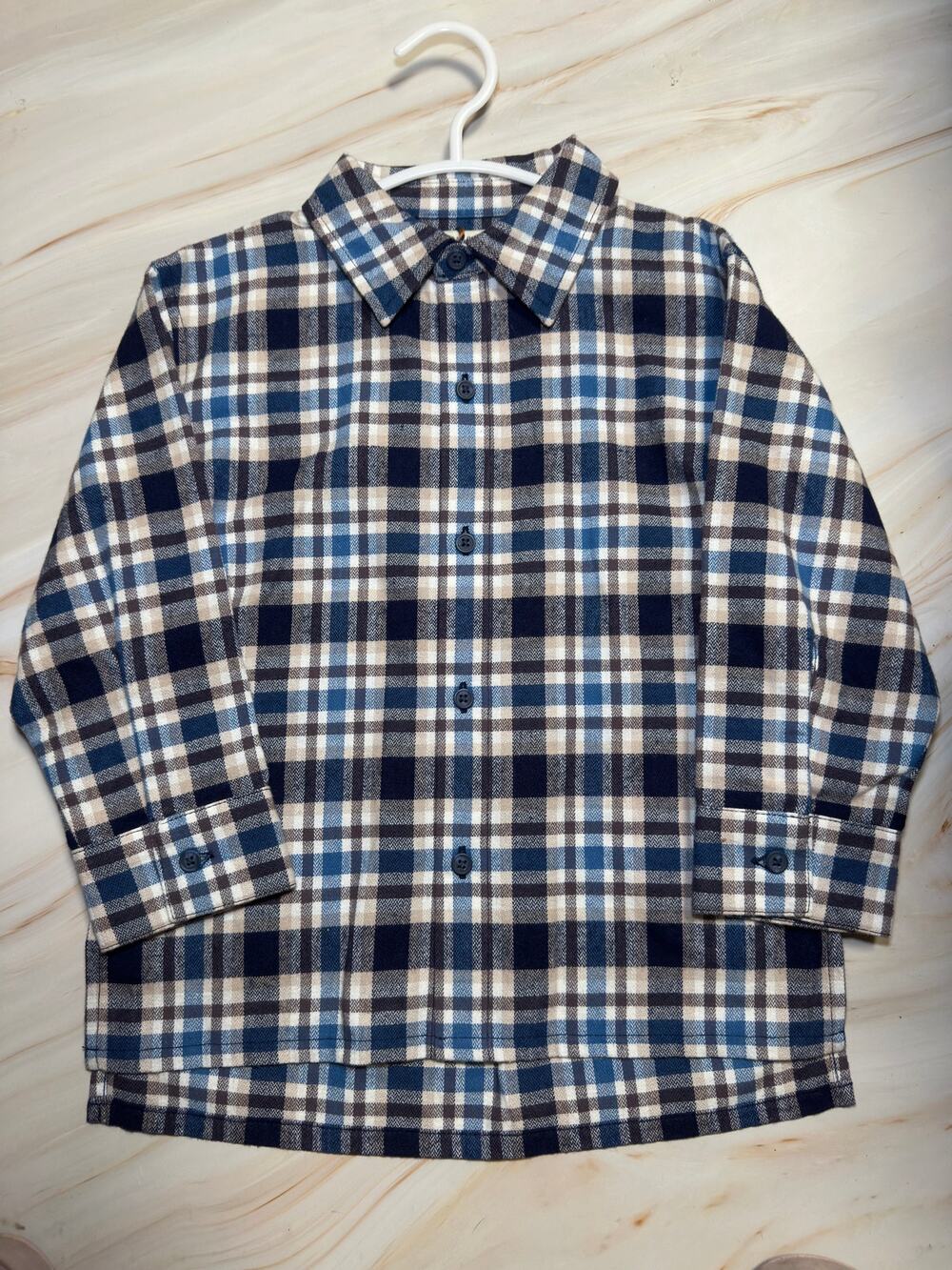The Sunday Collective Boys Plaid Shirt